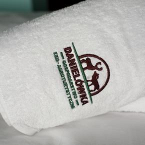 Logo Danielówki - agroturystyka (na ręcznikach)